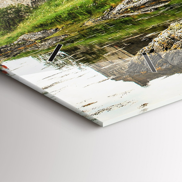 Ceas orizontale de perete din sticlă Castelul Eilean Donan, Scoția