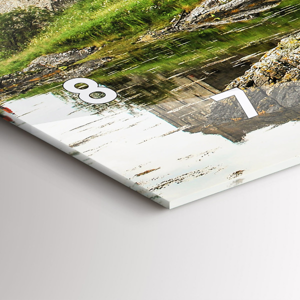 Ceas orizontale de perete din sticlă Castelul Eilean Donan, Scoția