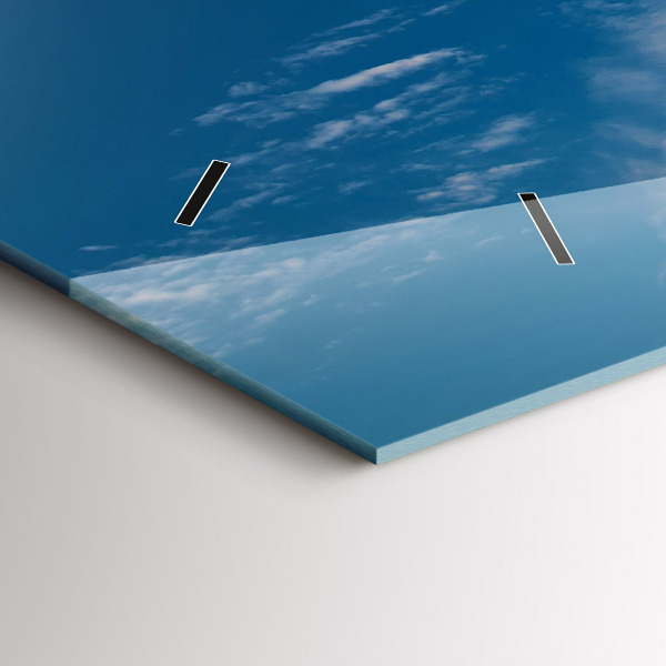 Ceas orizontale de perete din sticlă Statuia Libertății New York