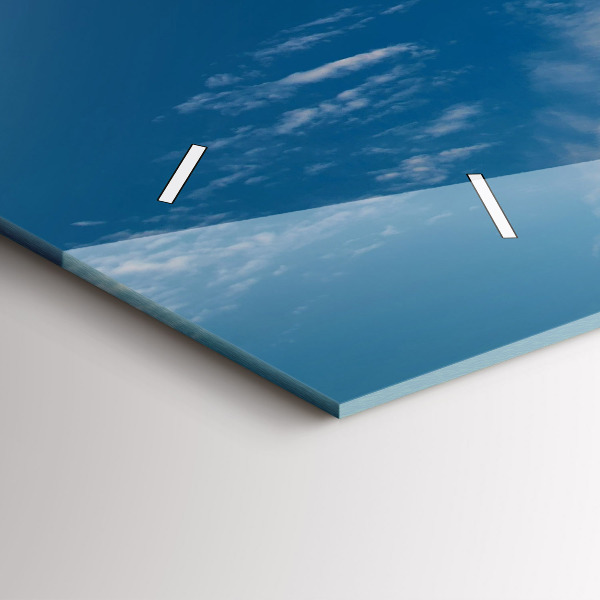 Ceas orizontale de perete din sticlă Statuia Libertății New York