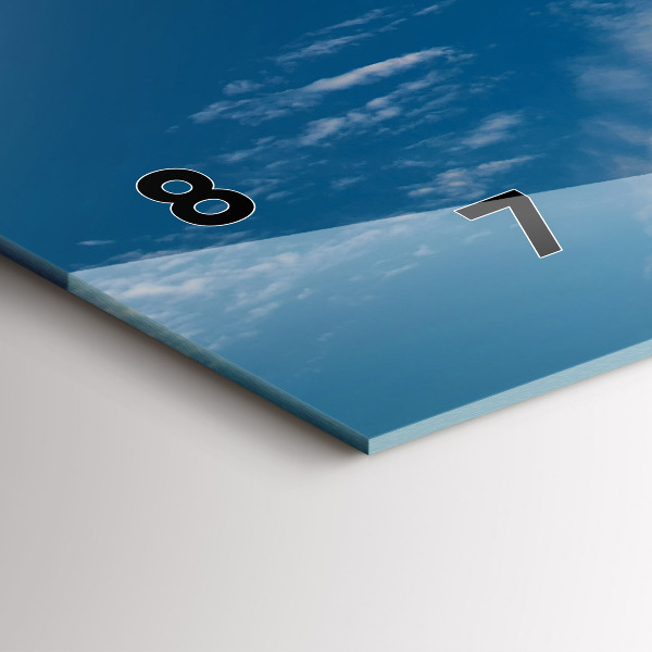 Ceas orizontale de perete din sticlă Statuia Libertății New York