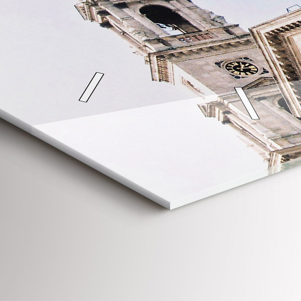 Ceas orizontale de perete din sticlă Sf. Bazilica Ştefan