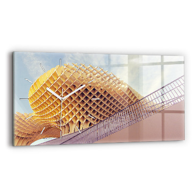 Ceas orizontale de perete din sticlă Belvedere din Sevilla