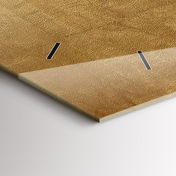 Ceas orizontale de perete din sticlă Panza decorativa