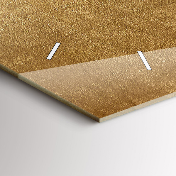 Ceas orizontale de perete din sticlă Panza decorativa