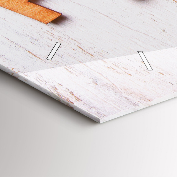 Ceas orizontale de perete din sticlă Inscripția familiei