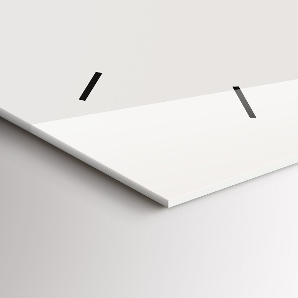 Ceas orizontale de perete din sticlă Fazele lunii