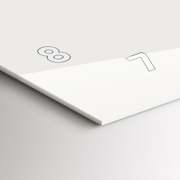 Ceas orizontale de perete din sticlă Jazz la New York