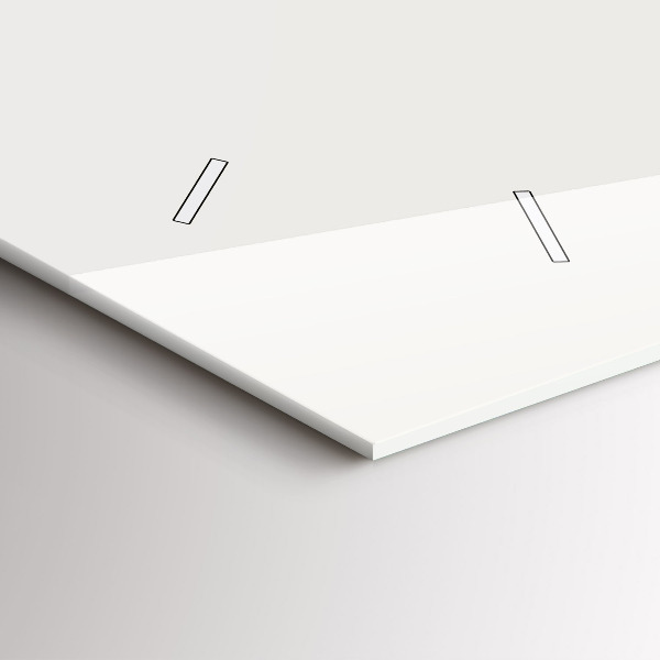 Ceas orizontale de perete din sticlă Jazz la New York