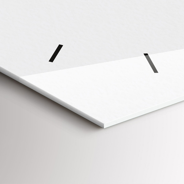 Ceas orizontale de perete din sticlă Femeie la modă