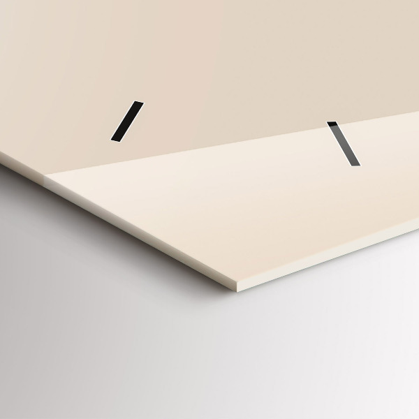 Ceas orizontale de perete din sticlă Bărbat cu pipă