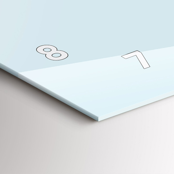 Ceas orizontale de perete din sticlă Cățeluș