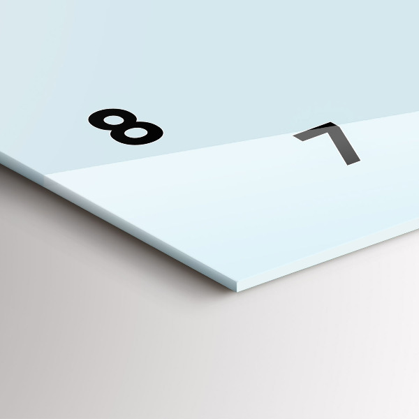 Ceas orizontale de perete din sticlă Cățeluș