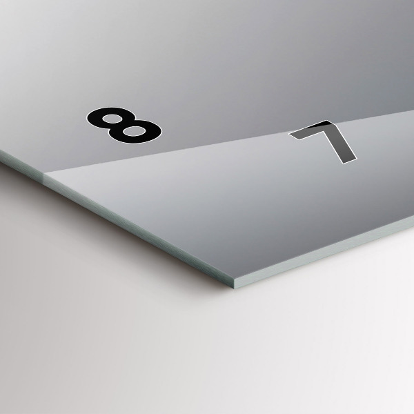 Ceas orizontale de perete din sticlă Un pahar de vin roșu