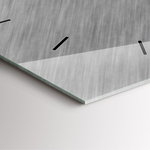 Ceas pătrat de perete din sticlă Perete metalic