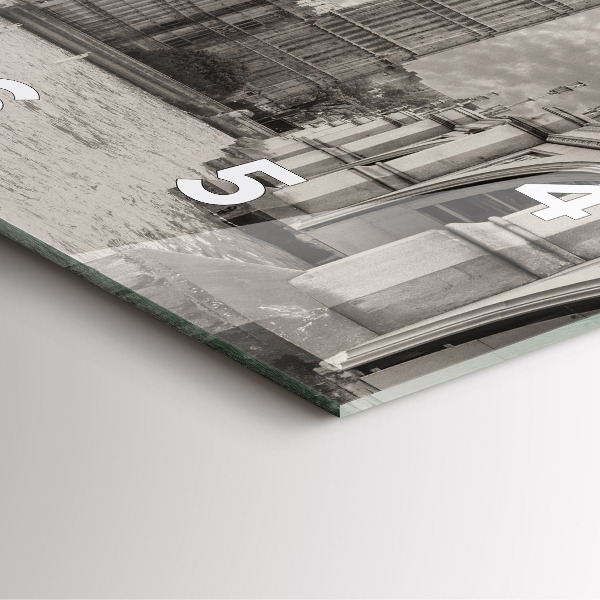 Ceas pătrat de perete din sticlă Londra Anglia Big Ben