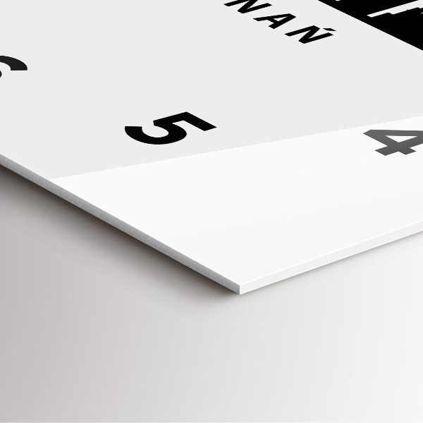 Ceas pătrat de perete din sticlă Grafică panoramică Poznań