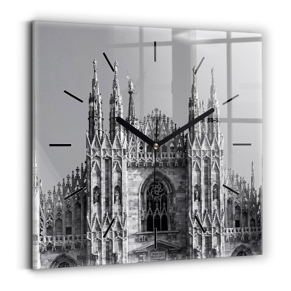 Ceas pătrat de perete din sticlă Catedrala Duomo di Milano