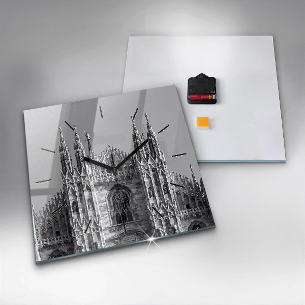 Ceas pătrat de perete din sticlă Catedrala Duomo di Milano