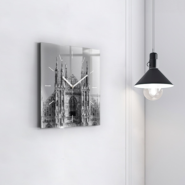Ceas pătrat de perete din sticlă Catedrala Duomo di Milano