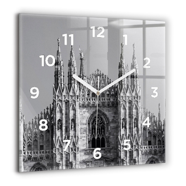Ceas pătrat de perete din sticlă Catedrala Duomo di Milano