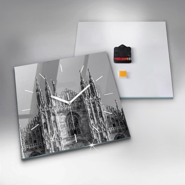 Ceas pătrat de perete din sticlă Catedrala Duomo di Milano