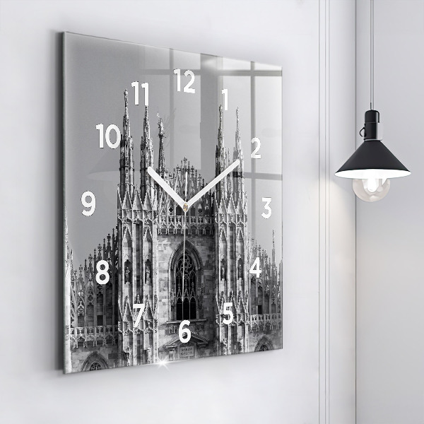 Ceas pătrat de perete din sticlă Catedrala Duomo di Milano