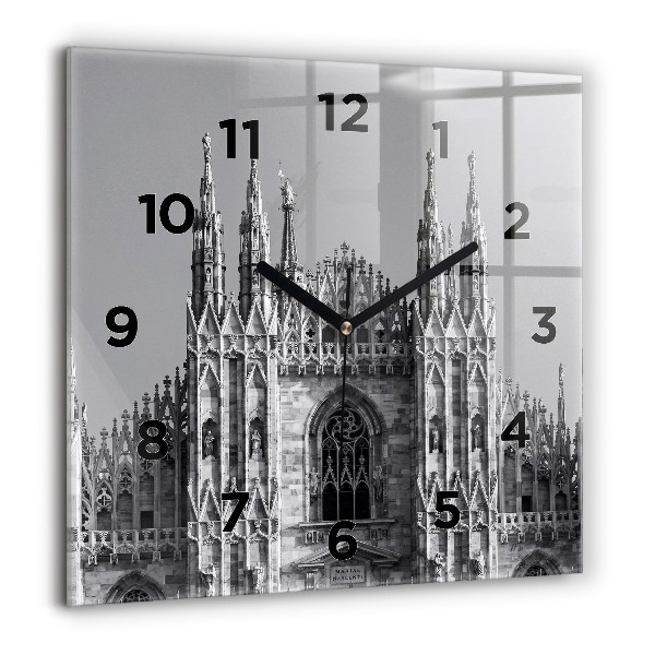 Ceas pătrat de perete din sticlă Catedrala Duomo di Milano