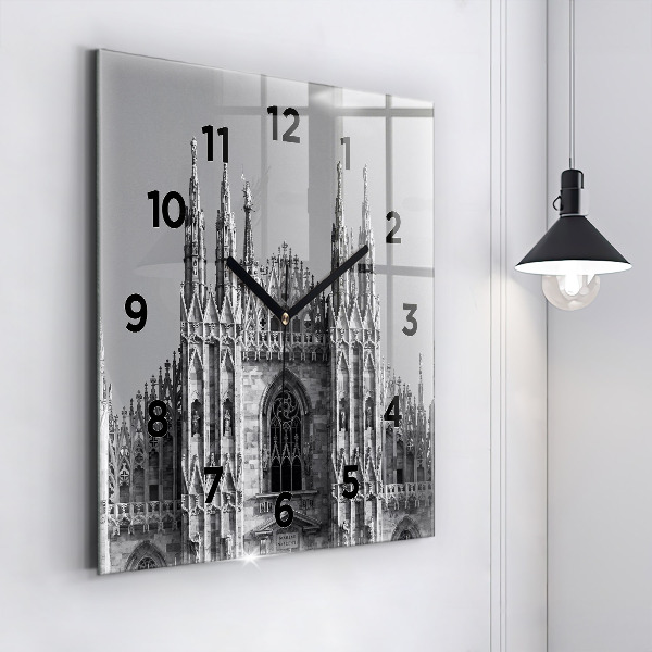 Ceas pătrat de perete din sticlă Catedrala Duomo di Milano