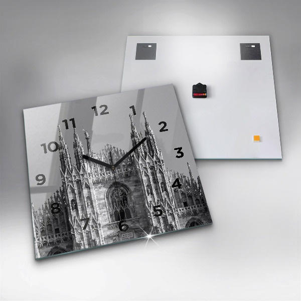 Ceas pătrat de perete din sticlă Catedrala Duomo di Milano