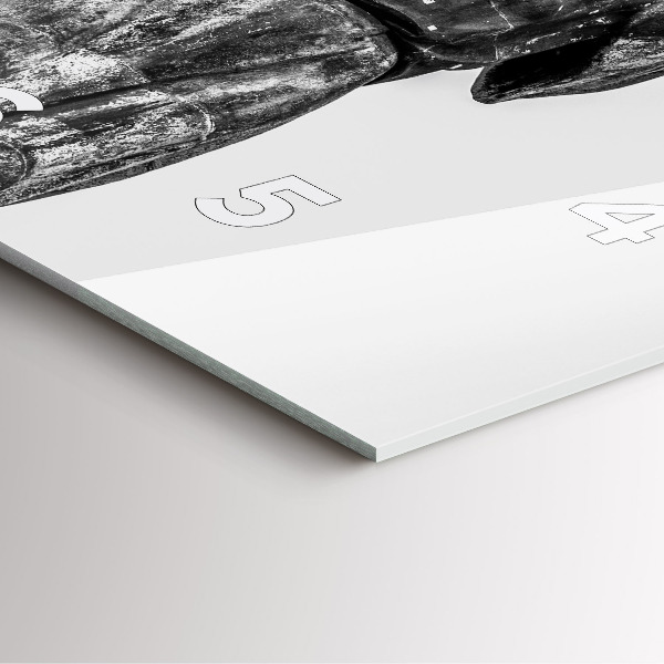 Ceas pătrat de perete din sticlă Statuia Libertății din Budapesta