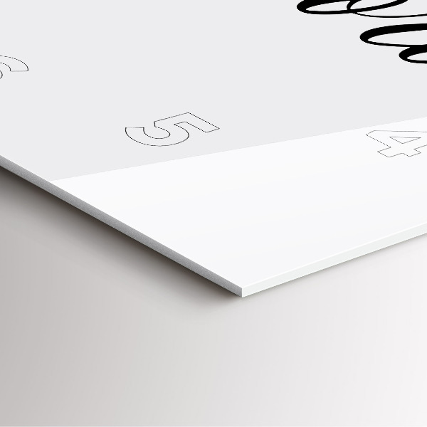 Ceas pătrat de perete din sticlă Inscripția amintirilor