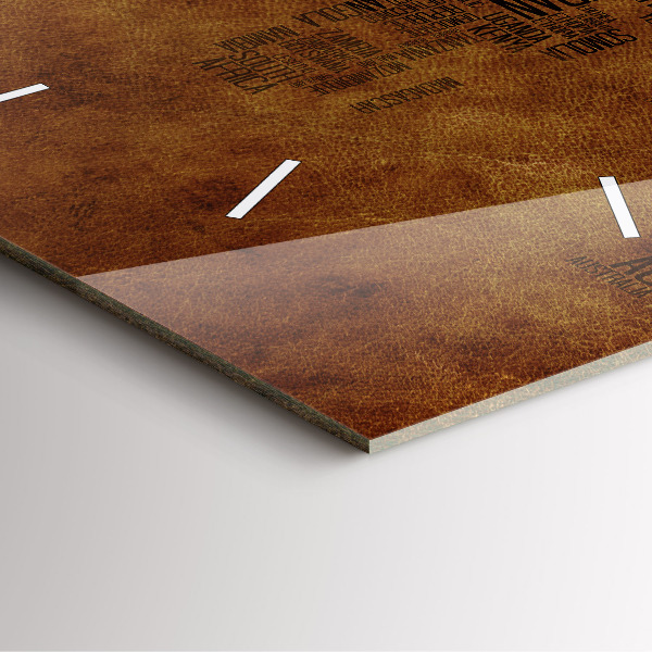 Ceas pătrat de perete din sticlă Hartă și nume de țară