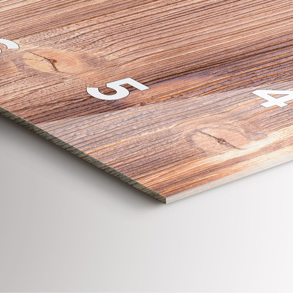 Ceas pătrat de perete din sticlă Ardei