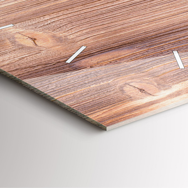 Ceas pătrat de perete din sticlă Ardei