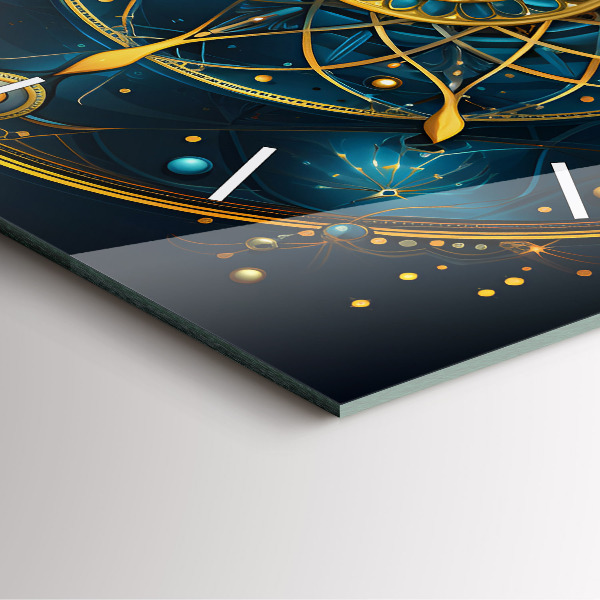 Ceas pătrat de perete din sticlă Ceas horoscop