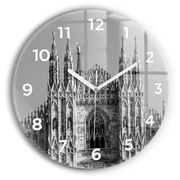 Ceas rotund de perete din sticlă Catedrala Duomo di Milano