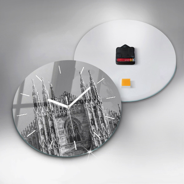 Ceas rotund de perete din sticlă Catedrala Duomo di Milano