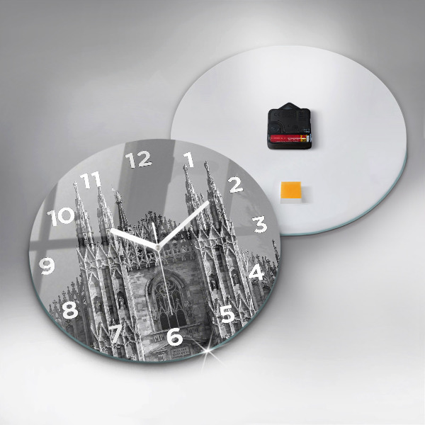 Ceas rotund de perete din sticlă Catedrala Duomo di Milano