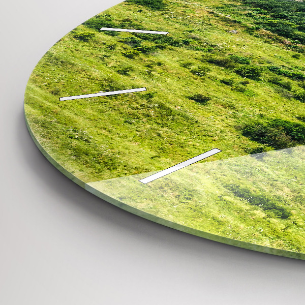 Ceas rotund de perete din sticlă Castelul Spiš din Slovacia