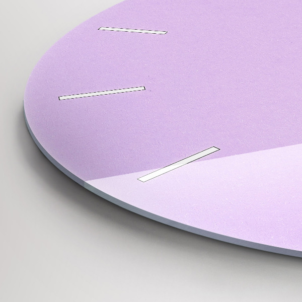 Ceas rotund de perete din sticlă Model pastel
