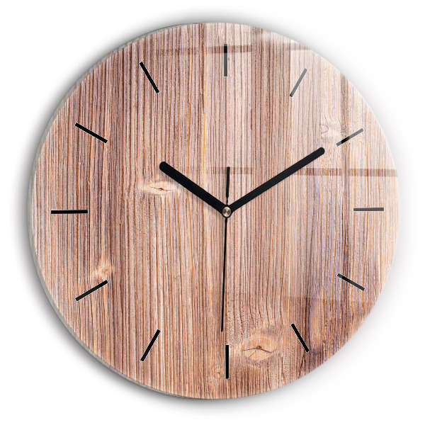 Ceas rotund de perete din sticlă Ardei