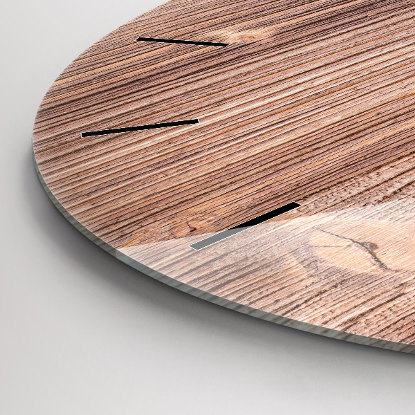 Ceas rotund de perete din sticlă Ardei