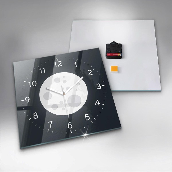 Ceas din sticlă pătrat Úplněk