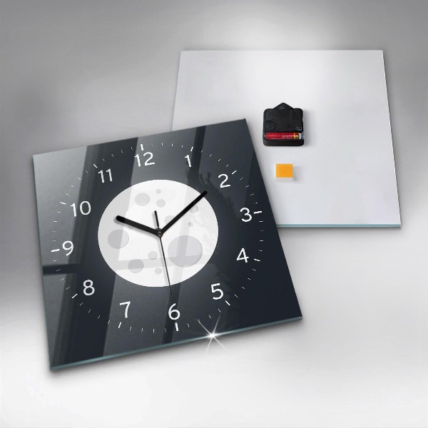Ceas din sticlă pătrat Úplněk