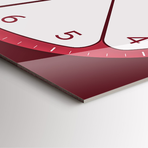 Ceas din sticlă pătrat Nakrájejte ovoce