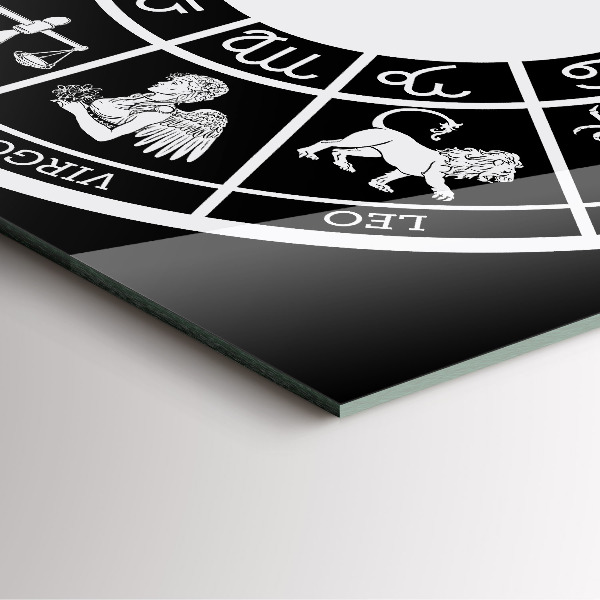 Ceas din sticlă pătrat Zvířetníkový