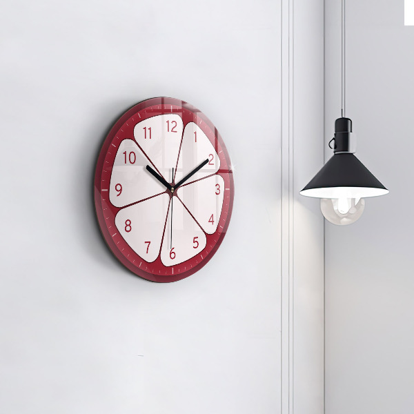 Ceas din sticlă rotund Nakrájejte ovoce